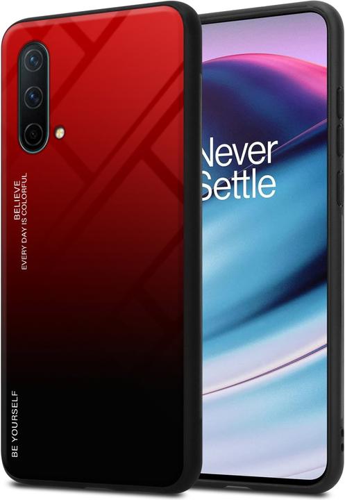 Actual product image Cadorabo TPU 2 colors glass envelope (OnePlus North CE 5G)