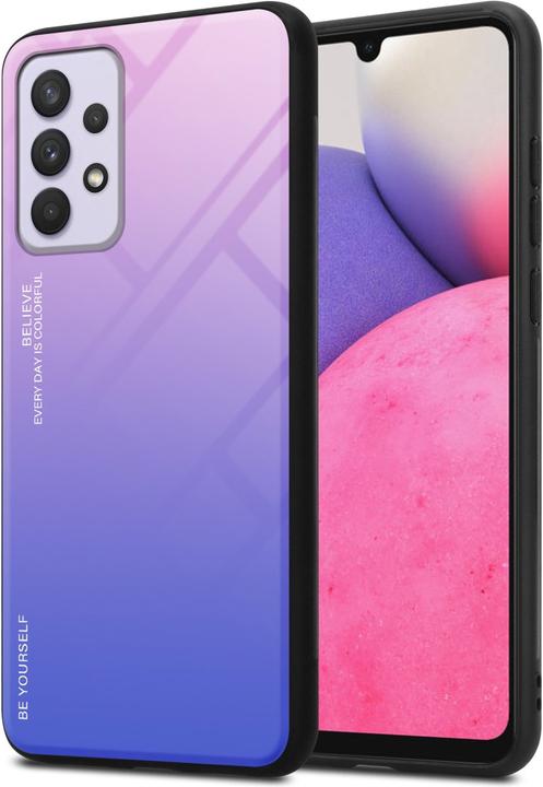 Produktbild Cadorabo TPU 2 Farben Glas Hülle (Samsung Galaxy A33 5G)