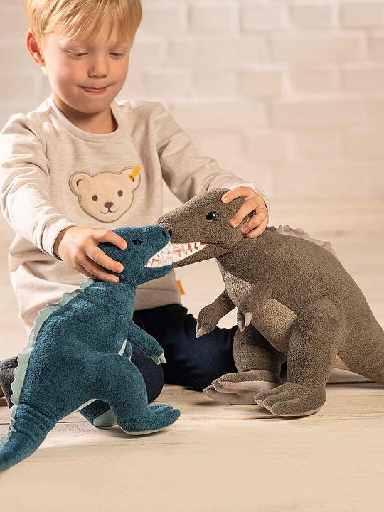 Actual product image Steiff Soft Cuddly Friends Knuffel Thaisen T-Rex - 35 cm (35 cm)