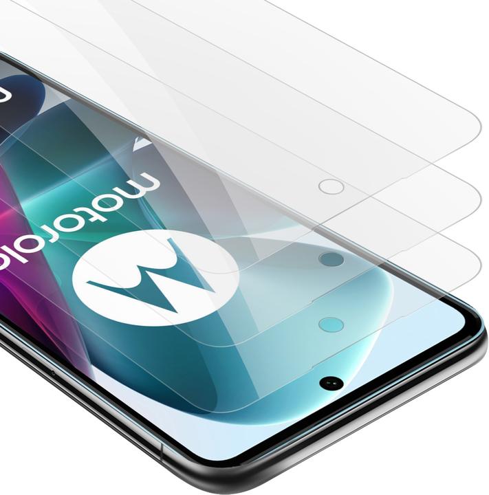 Actual product image Cadorabo Display protection glass (3 Piece, Motorola Moto G200 5G)