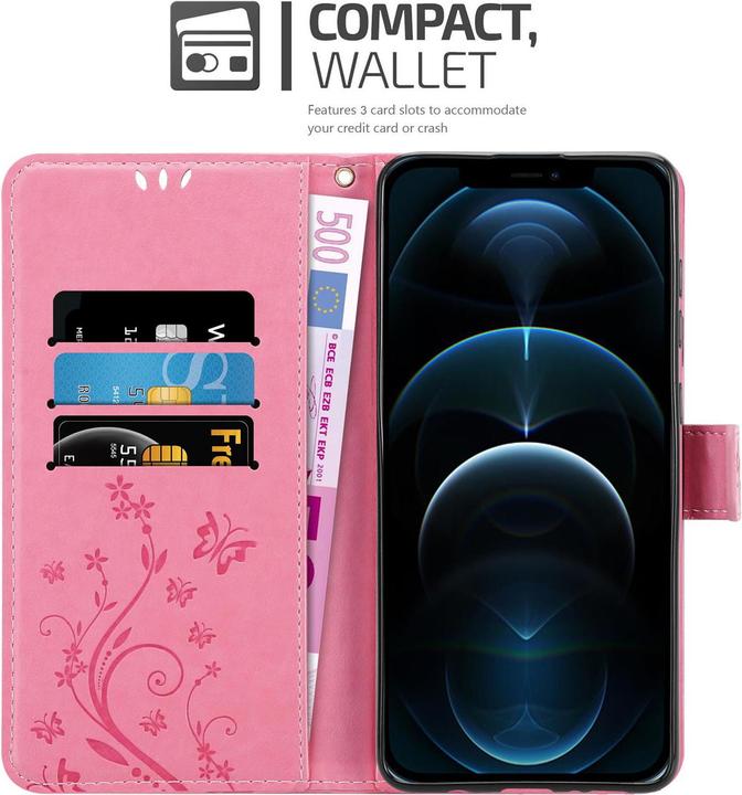 Actual product image Cadorabo Flower Book cover (Apple iPhone 12, Realme 12 Pro+)