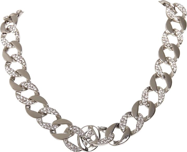 Image du produit Urban Classics Basic Diamond Necklace And Bracelet Set (100% zinc)
