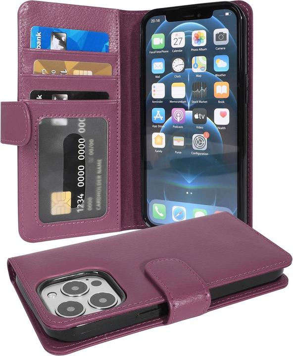 Actual product image Cadorabo 3 card slots sleeve (Apple iPhone 13 Pro Max)