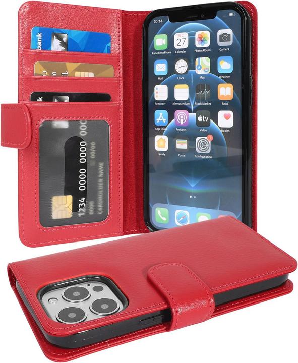 Actual product image Cadorabo 3 card slots sleeve (Apple iPhone 13 Pro)