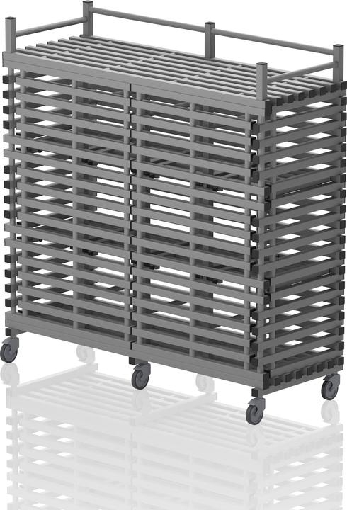 Image du produit Sport-Thieme Chariot à étagères en plastique 12 compartiments