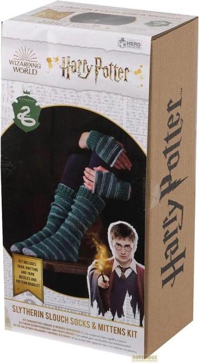 Produktbild Thumbs Up Harry Potter - Slytherin Strick Set Haussocken und Fäustlinge