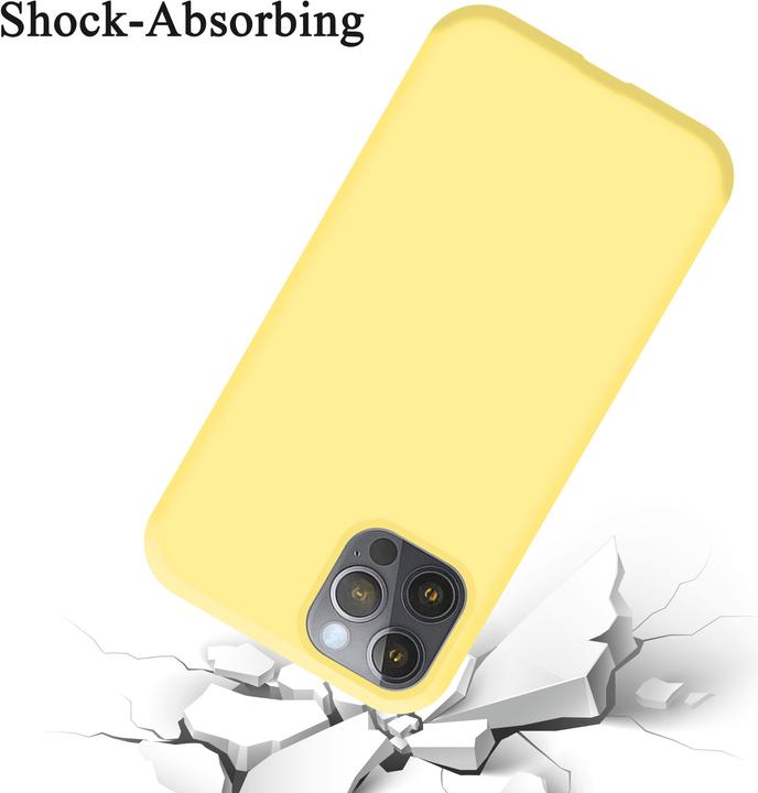 Actual product image Cadorabo TPU Liquid Silicone Case Cover (Apple iPhone 13 Pro Max)
