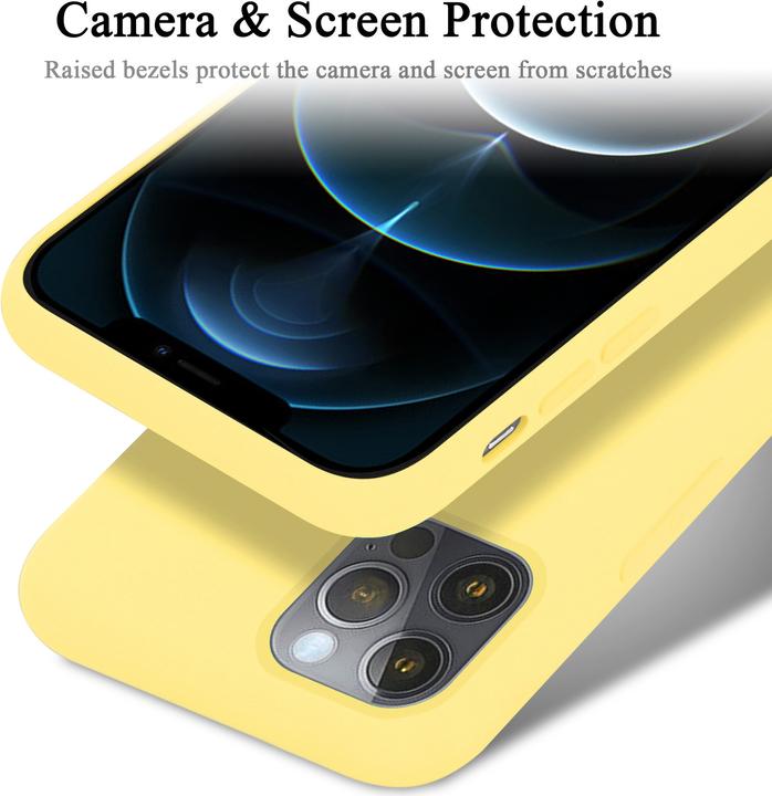 Actual product image Cadorabo TPU Liquid Silicone Case Cover (Apple iPhone 13 Pro Max)