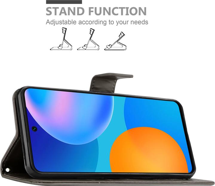 Produktbild Cadorabo Flower Book Hülle (Huawei P Smart (2021))