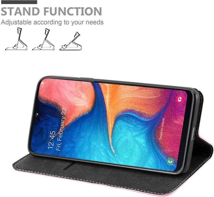 Immagine prodotto Cadorabo X-Wallet Copertura della tuta in ecopelle (Samsung Galaxy A20e, Samsung Galaxy A10e)