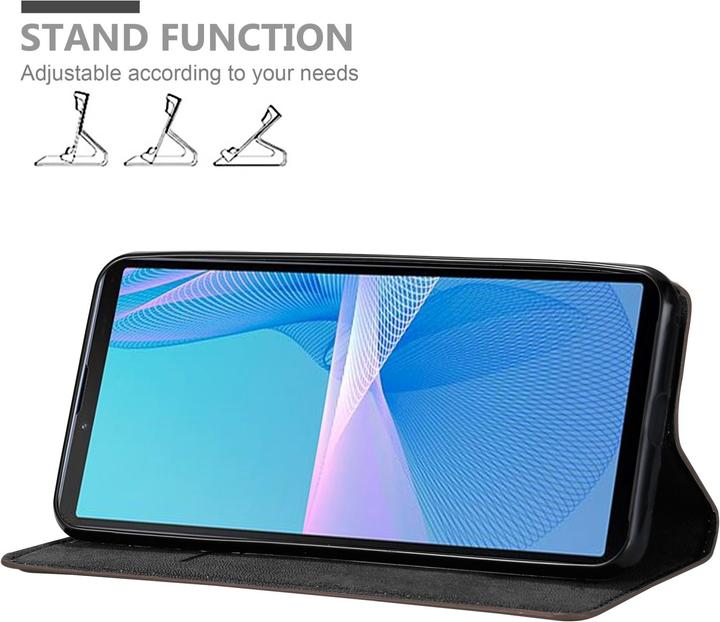 Actual product image Cadorabo Book Invis. Magnet sleeve (Sony Xperia 10 III)
