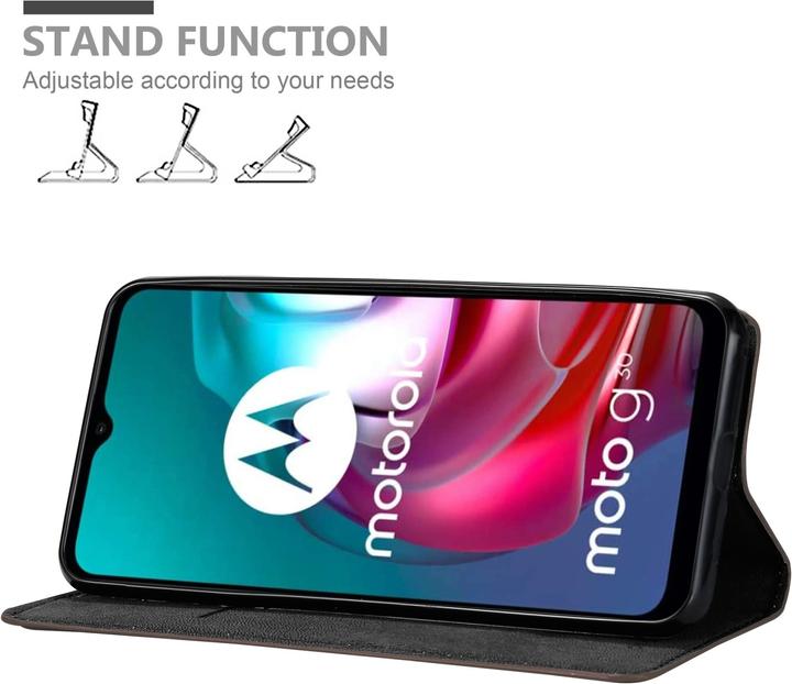 Image du produit Cadorabo Book Invis. Étui magnétique (Motorola Moto G10, Motorola Moto G30)