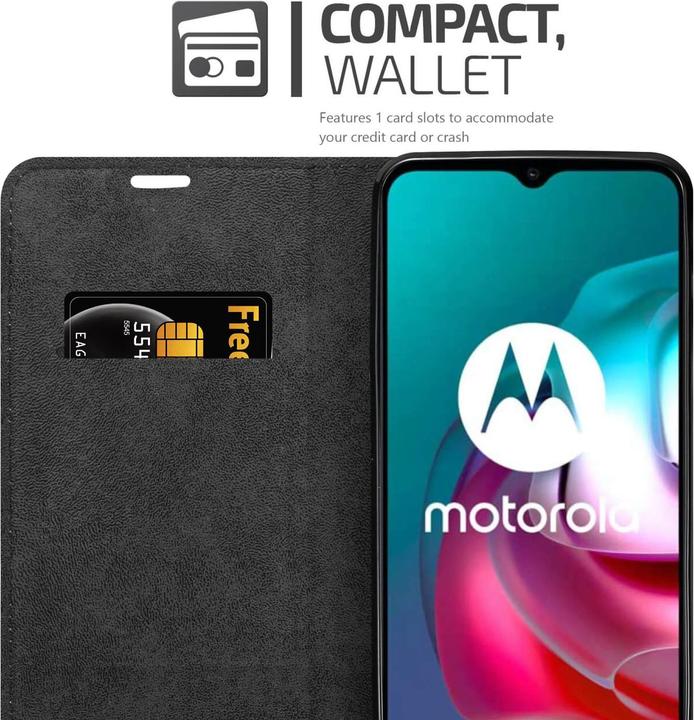 Image du produit Cadorabo Book Invis. Étui magnétique (Motorola Moto G10, Motorola Moto G30)