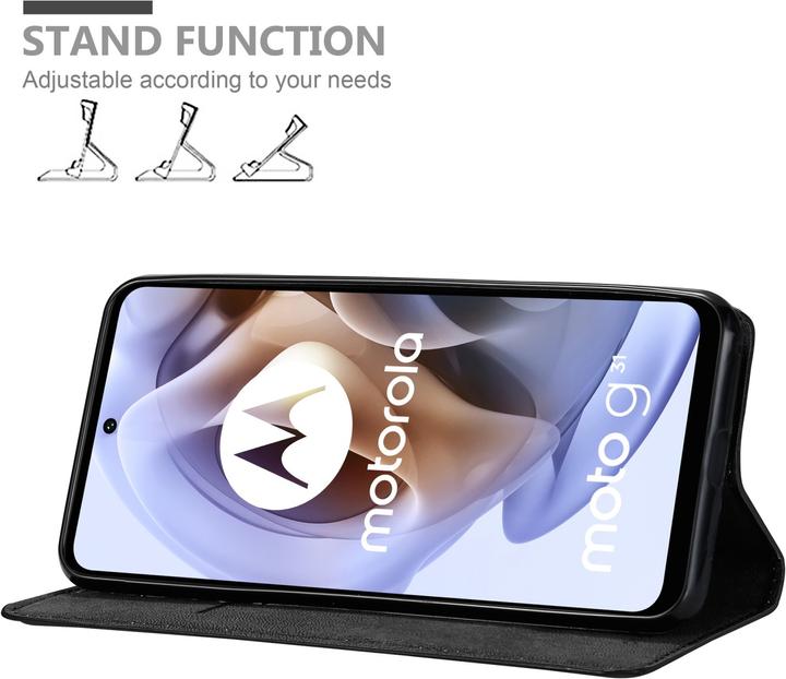 Produktbild Cadorabo Book Invis. Magnet Hülle (Motorola Moto G31, Motorola Moto G41)