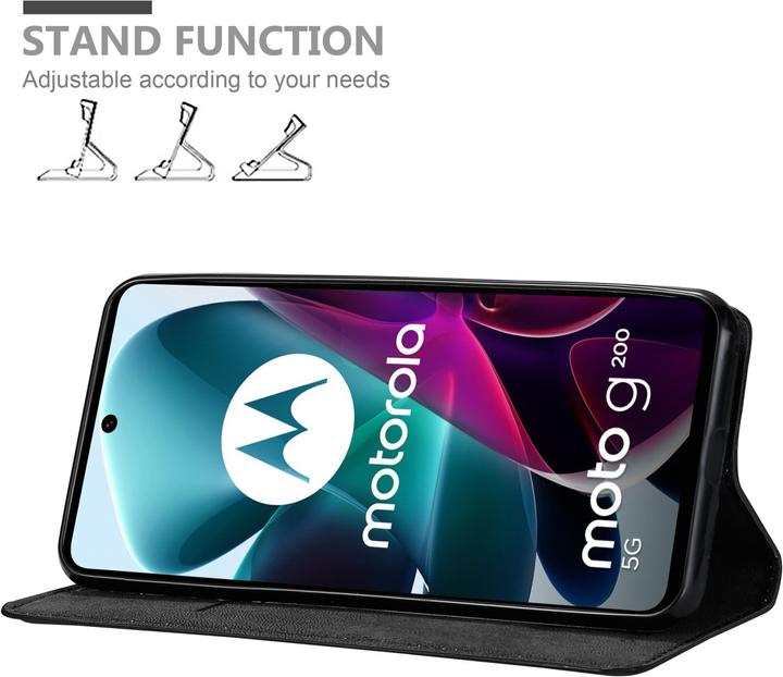 Immagine prodotto Cadorabo Libro Invis. Coperchio magnetico (Motorola Moto G200 5G)