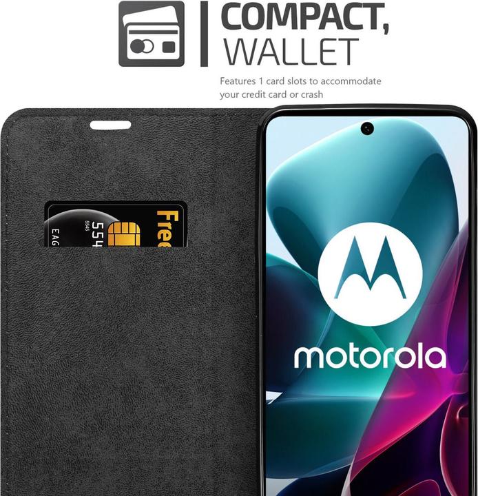 Immagine prodotto Cadorabo Libro Invis. Coperchio magnetico (Motorola Moto G200 5G)