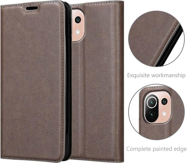 Produktbild Cadorabo Book Invis. Magnet Hülle (Xiaomi Mi 11 Lite, Xiaomi Mi 11 Lite 5G, Xiaomi Mi 11 Lite 5G NE)