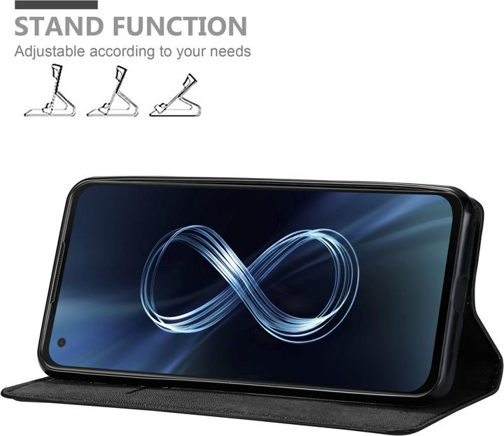 Actual product image Cadorabo Book Invis. Magnet sleeve (Asus Zenfone 8)