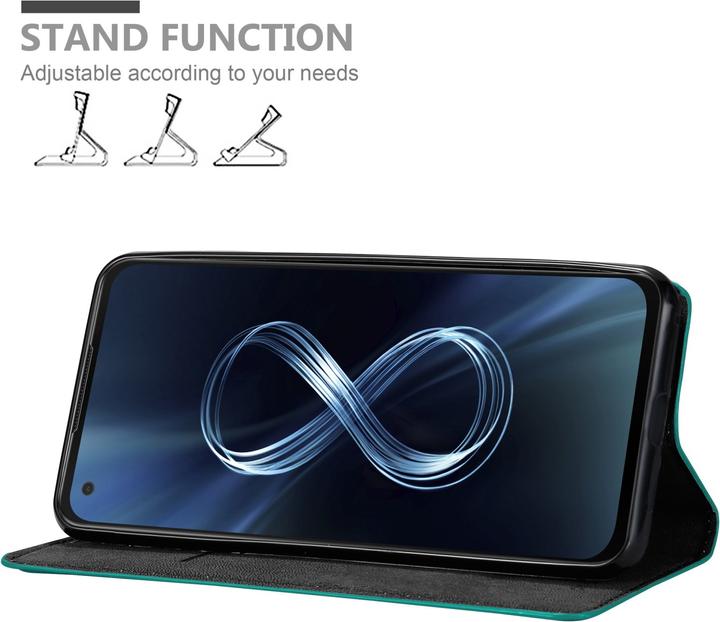 Actual product image Cadorabo Book Invis. Magnet sleeve (Asus Zenfone 8)