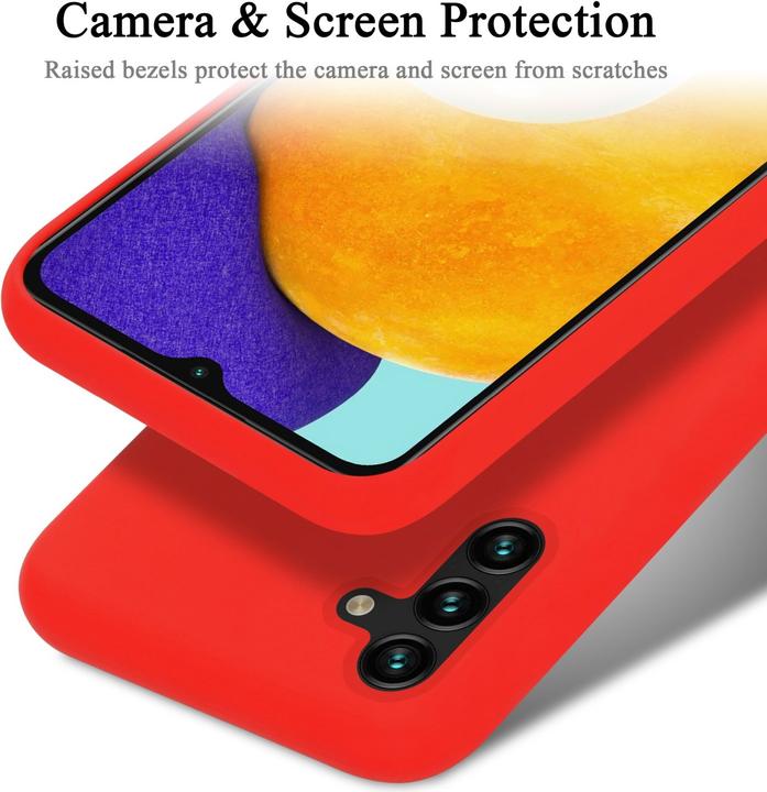Actual product image Cadorabo TPU Liquid Silicone Case Cover (Samsung Galaxy A13 5G)