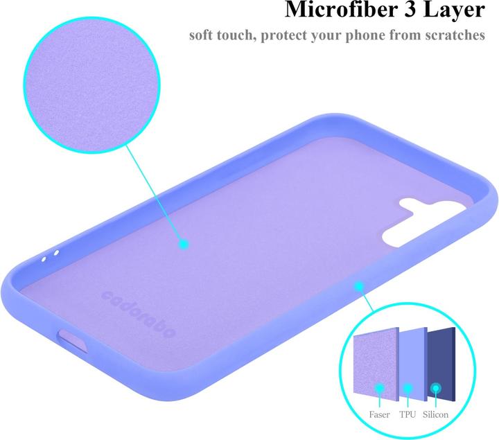 Actual product image Cadorabo TPU Liquid Silicone Case Cover (Samsung Galaxy A13 5G)