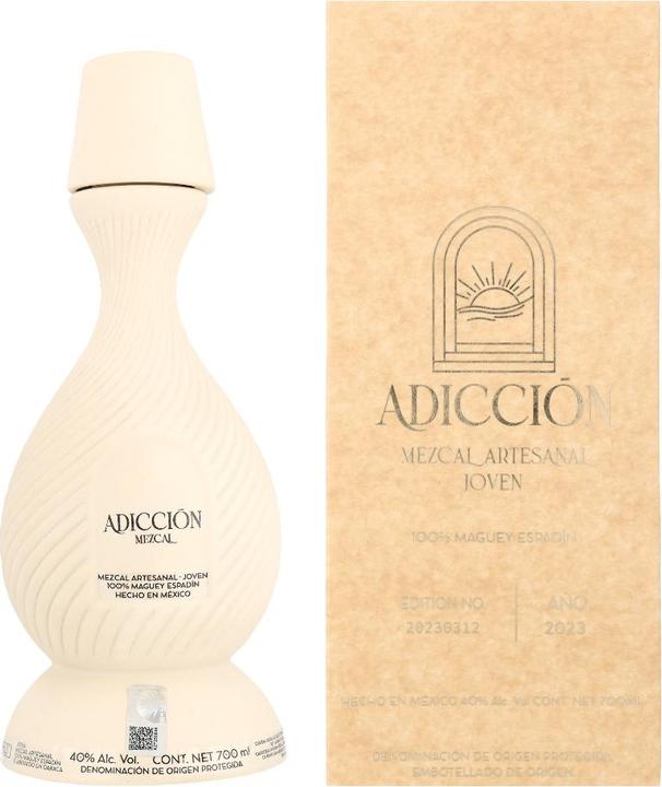 Actual product image Adiccion Mezcal + GB 40% Vol. 0,7l
