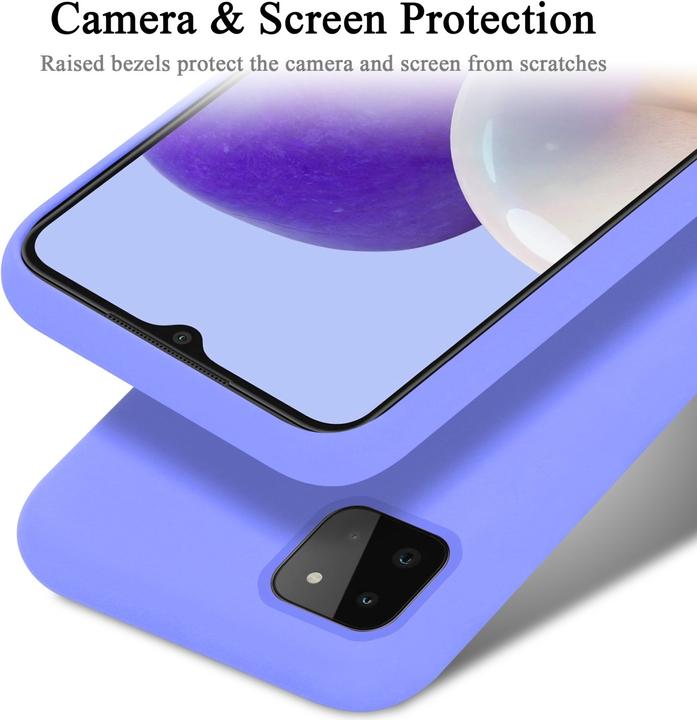 Productafbeelding Cadorabo TPU Vloeibaar Silicone Hoesje (Samsung Galaxy A22 5G)