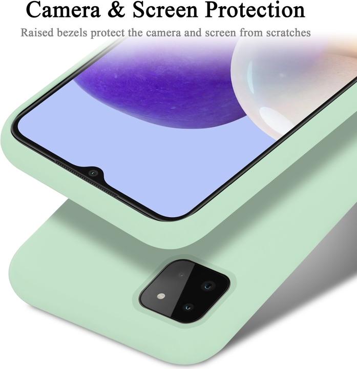 Actual product image Cadorabo TPU Liquid Silicone Case Cover (Samsung Galaxy A22 5G)