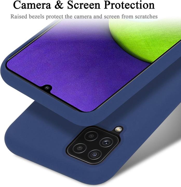 Actual product image Cadorabo TPU Liquid Silicone Case Cover (Samsung Galaxy M22, Samsung Galaxy A22, Samsung Galaxy A32)