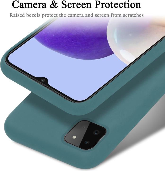 Productafbeelding Cadorabo TPU Vloeibaar Silicone Hoesje (Samsung Galaxy A22 5G)