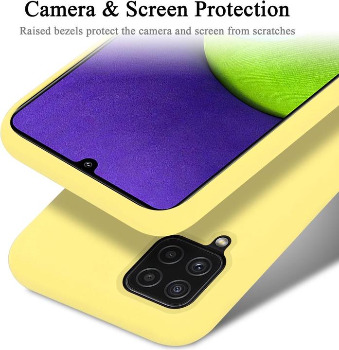Actual product image Cadorabo TPU Liquid Silicone Case Cover (Samsung Galaxy M22, Samsung Galaxy A22, Samsung Galaxy A32)
