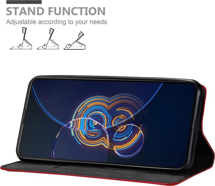 Actual product image Cadorabo Book Invis. Magnet sleeve (Asus Zenfone 8 Flip)