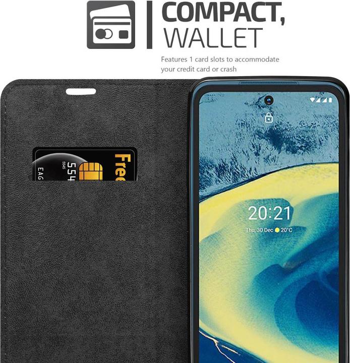 Actual product image Cadorabo Book Invis. Magnet sleeve (Nokia XR20)