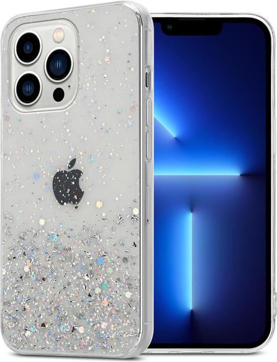 Transparent mit Glitter