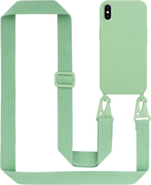 Actual product image Cadorabo TPU Cover Mobile Phone Chain Liquid (Apple iPhone X)