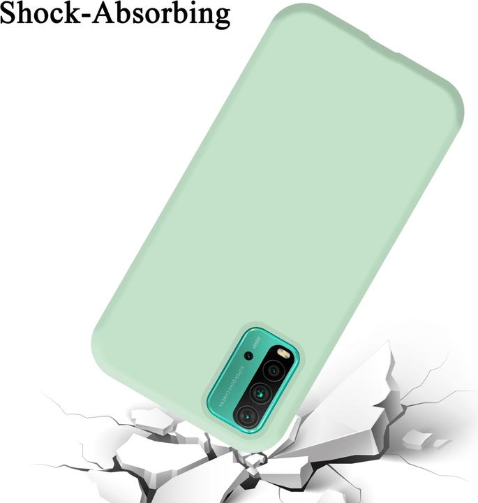 Actual product image Cadorabo TPU Liquid Silicone Case Cover (Xiaomi Redmi 9T, Xiaomi Poco M3)