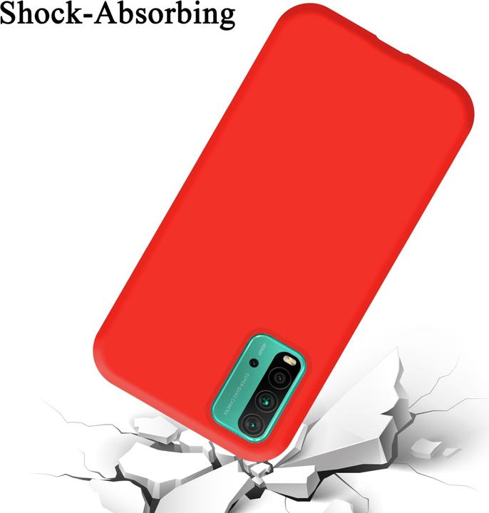 Productafbeelding Cadorabo TPU Vloeibaar Silicone Hoesje (Xiaomi Poco M3, Xiaomi Redmi 9T)