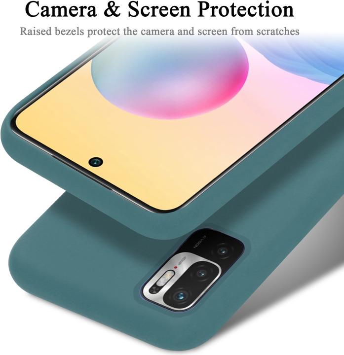 Immagine prodotto Cadorabo Custodia in silicone liquido TPU (Xiaomi Poco M3 Pro 5G, Xiaomi Redmi Nota 10 5G)