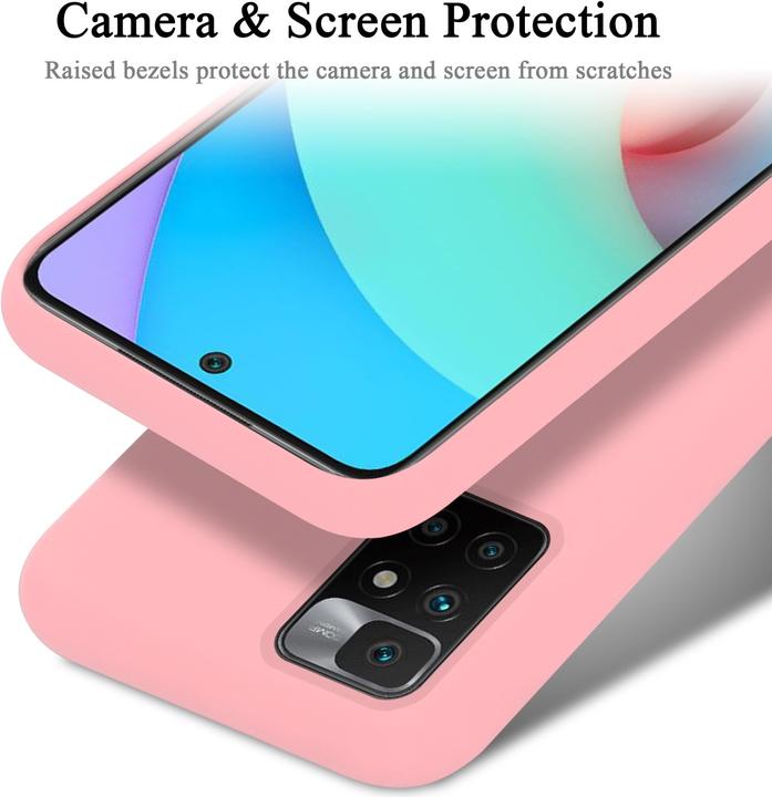 Productafbeelding Cadorabo TPU Vloeibaar Silicone Hoesje (Xiaomi Redmi 10)