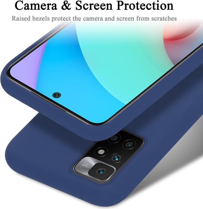 Productafbeelding Cadorabo TPU Vloeibaar Silicone Hoesje (Xiaomi Redmi 10)