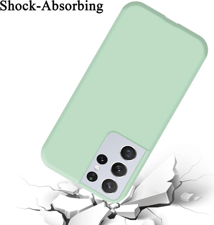 Productafbeelding Cadorabo TPU Vloeibaar Silicone Hoesje (Samsung Galaxy S22 Ultra)