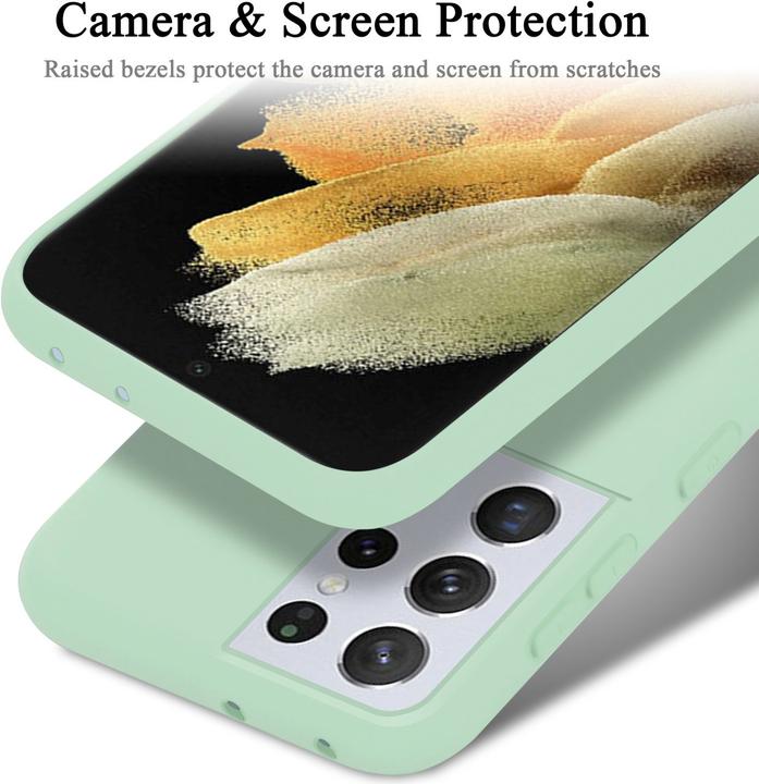 Productafbeelding Cadorabo TPU Vloeibaar Silicone Hoesje (Samsung Galaxy S22 Ultra)