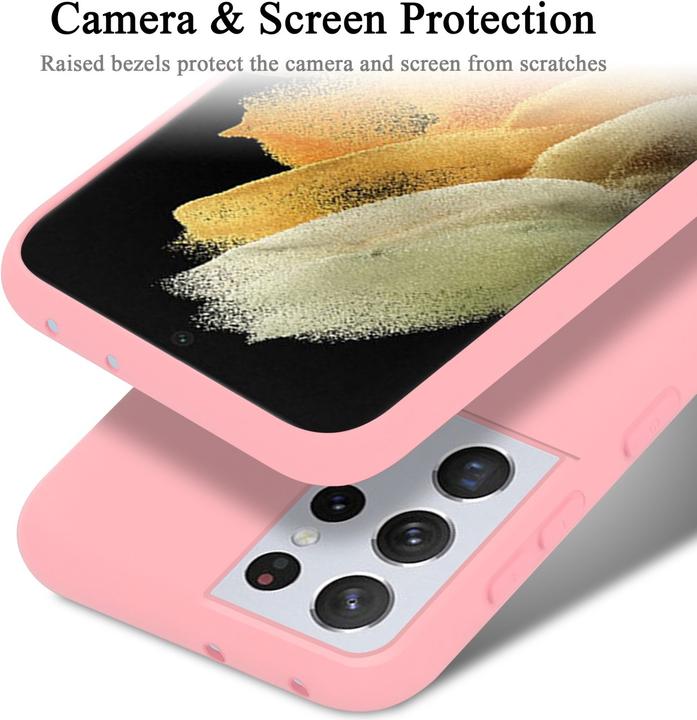 Actual product image Cadorabo TPU Liquid Silicone Case Cover (Samsung Galaxy S22 Ultra)