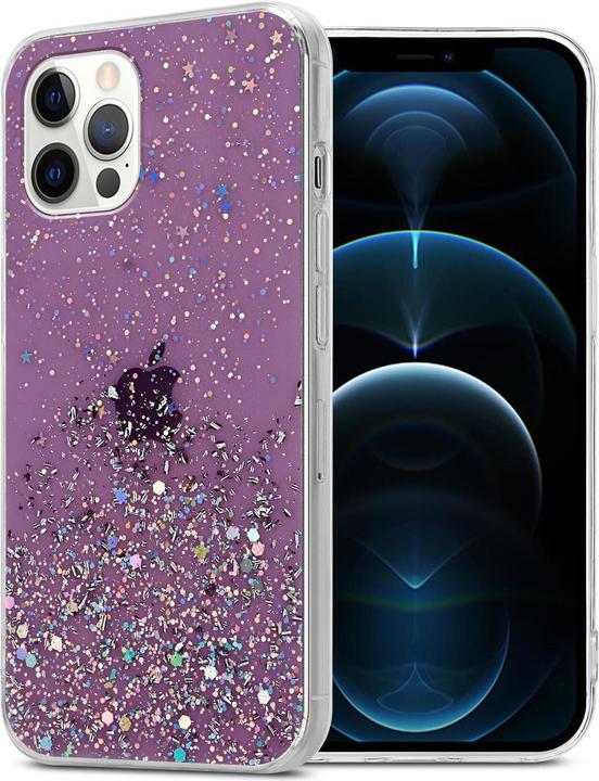 Lila mit Glitter