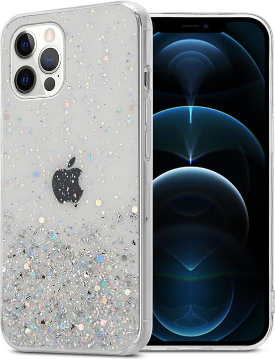 Transparent mit Glitter