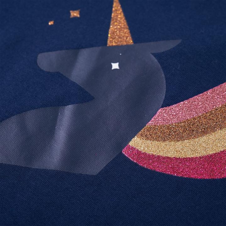 Actual product image VidaXL Children's long-sleeved shirt navy blue 92,Material: 95 % cotton (92)