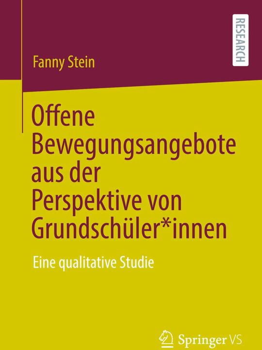 Immagine prodotto Offene Bewegungsangebote aus der Perspektive von Grundschüler*innen (Tedesco, Fanny Stein, 2024)
