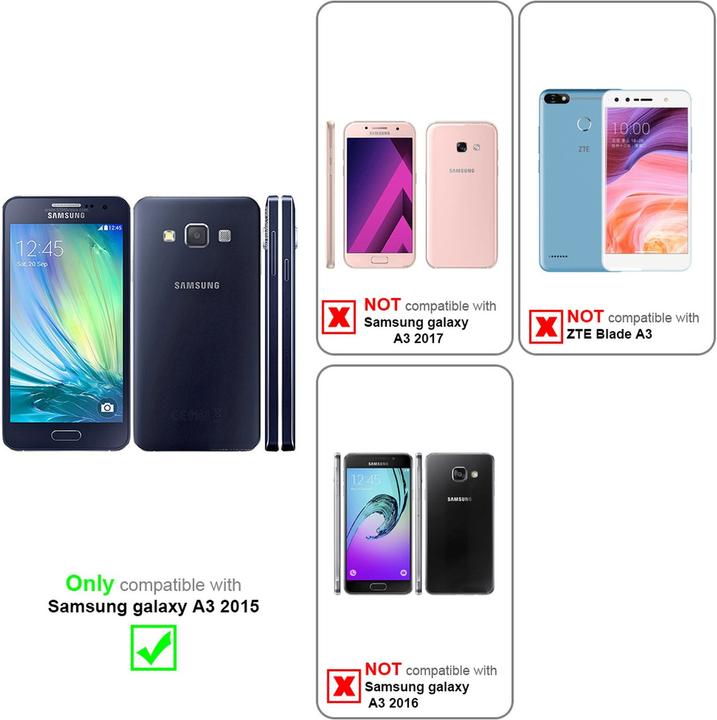 Actual product image Cadorabo Case cover for Samsung Galaxy A3 2016 (Samsung Galaxy A3)