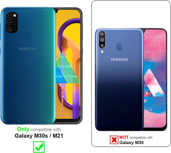 Immagine prodotto Cadorabo TPU coprire il telefono cellulare a catena liquido (Samsung Galaxy M21, Samsung Galaxy M30s)