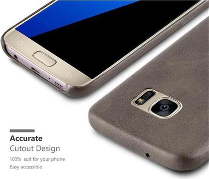 Produktbild Cadorabo Hard Cover Kunstleder mit Struktur (Samsung Galaxy S7)
